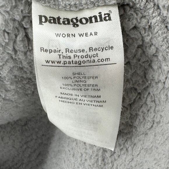 Patagonia women's Los Gatos size M 1/4 zip fleece pullover drifter gray jacket - Picture 7 of 8